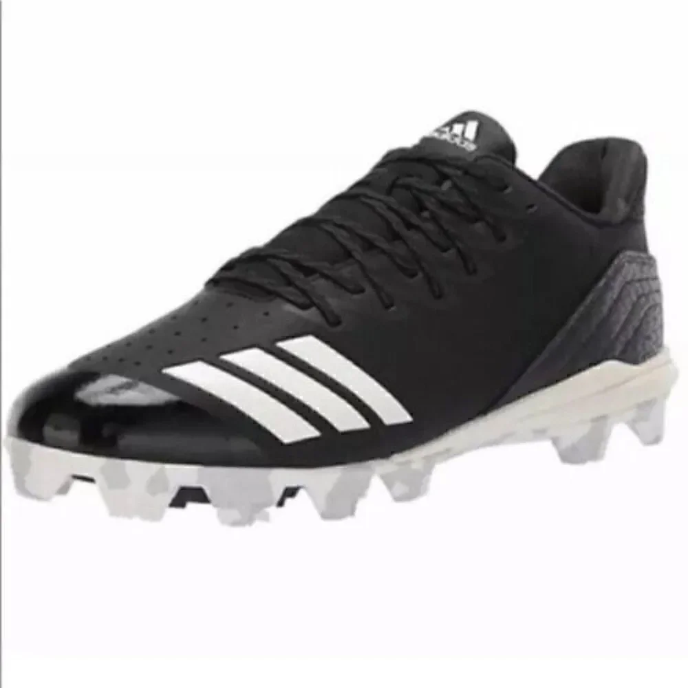 Adidas men’s Icon 4 MD baseball cleats black US16 BoxT